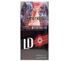 Сигареты LD Autograph Impulse Compact 100’s Breezy (ЛД Автограф Импульс Компакт 100 Бризи, Красная кнопка)